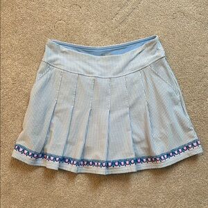 Lilly Pulitzer Priska Seersucker Luxletic Skort